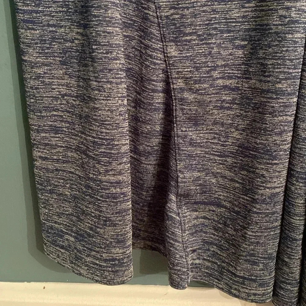 Athleta tank -L- blue and white - mesh on front and back - Picture 6 of 7